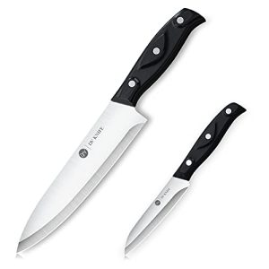 ch Chef's KnifeChef Knife - Kitchen Knives, 8 in, 4 inch Paring Knife, High Carbon Stainless Steel with Ergonomic Handle