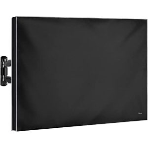Outdoor TV Cover 80-85 Inch | Waterproof and Weatherproof TV Covers | Outdoor TV Enclosure | Smart Shield TV Screen Protector for Outside TV | Cover for Moving | TV Display Protectors – Black