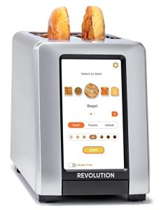 Revolution R270 High-Speed Touchscreen Toaster, 2-Slice Smart Toaster with Patented InstaGLO Technology & Gluten-Free, Panini & 16 Bread Modes